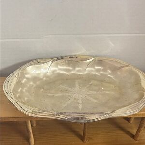 Elegant Silver Plate Serving Platter 8x12 inches